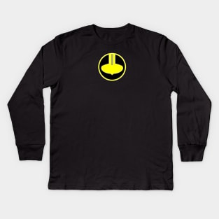 Time Yellow Badge Kids Long Sleeve T-Shirt